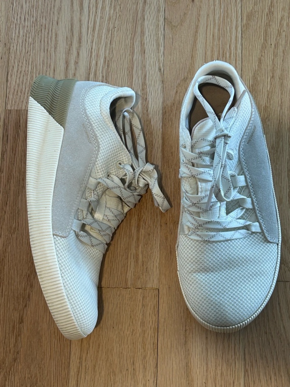 Sorel Out N About Plus Lace Sneakers Sea Salt Women’s Size 7
